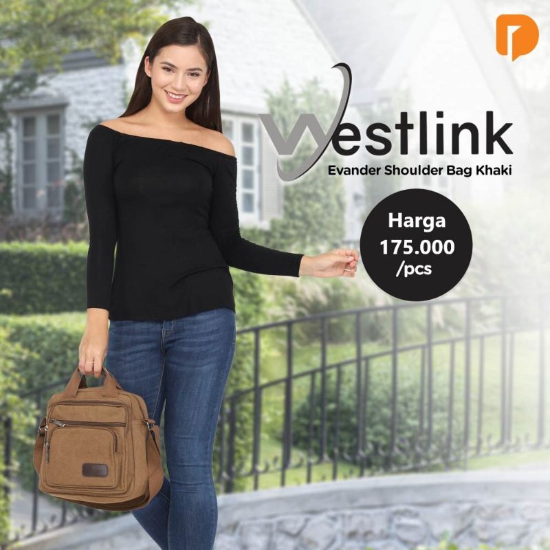 Tas selempang Westlink Evander Shoulders Bag Khaki
