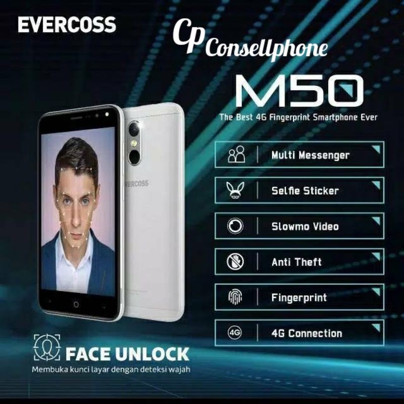Evercoss M50 Max 4g 1 8 Garansi Resmi Shopee Indonesia