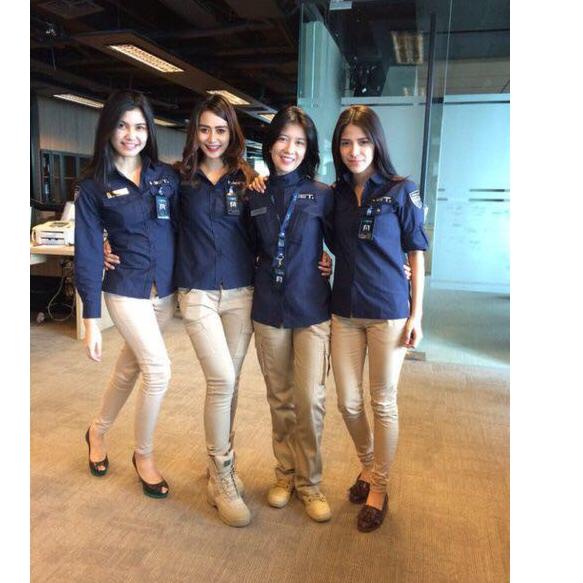 Harga Spesial.. Seragam PDL Baju Net TV, Seragam Hitam Biru Dongker Polos