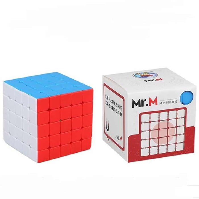 Magic Cube 5x5 Magnetic Shengshou Mr.M 5x5 Stickerless Sengso Mr. M 5x5x5 Puzzle Kubus Mr M Rubik 5x