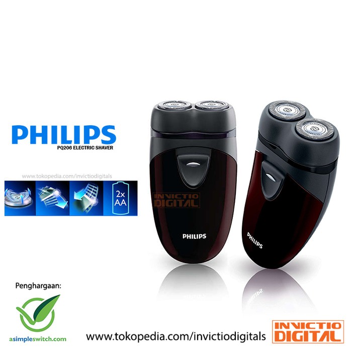 PERAWATAN TUBUH MEMUTIHKAN MENGHALUSKAN LENGKAP / PHILIPS PQ206 - ELECTRIC SHAVER. Alat Cukur