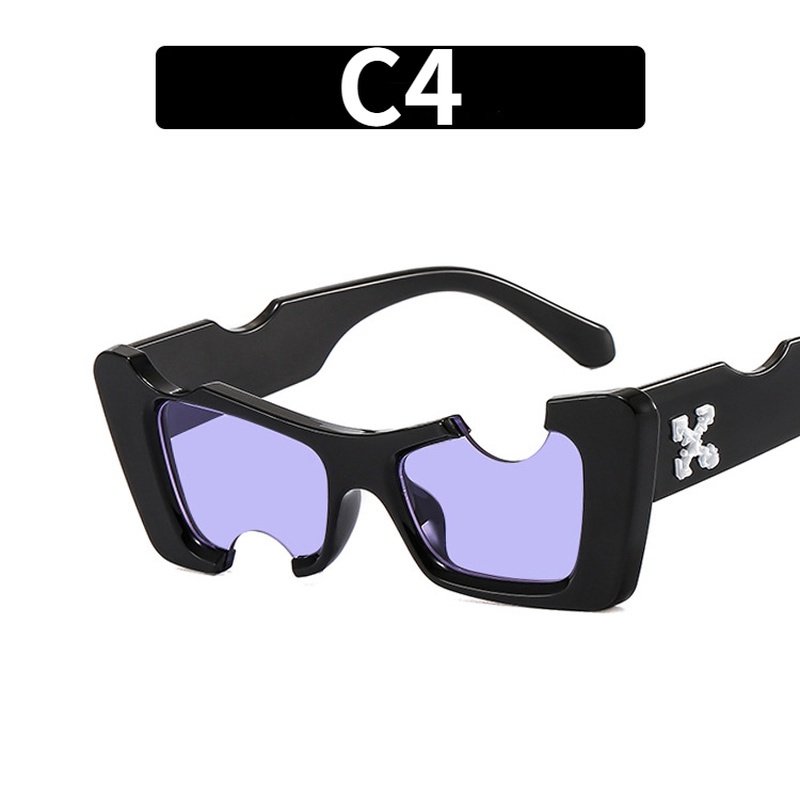 Kacamata Hitam Model Mata Kucing Warna Permen Gaya Barat