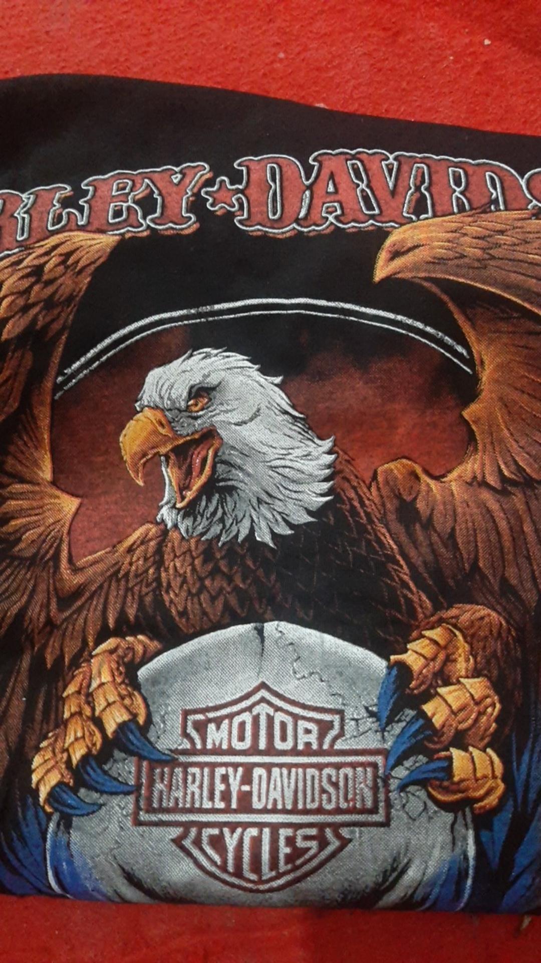 Kaos Cowo Kaos Distro Lengan Panjang Gambar Harley Elang