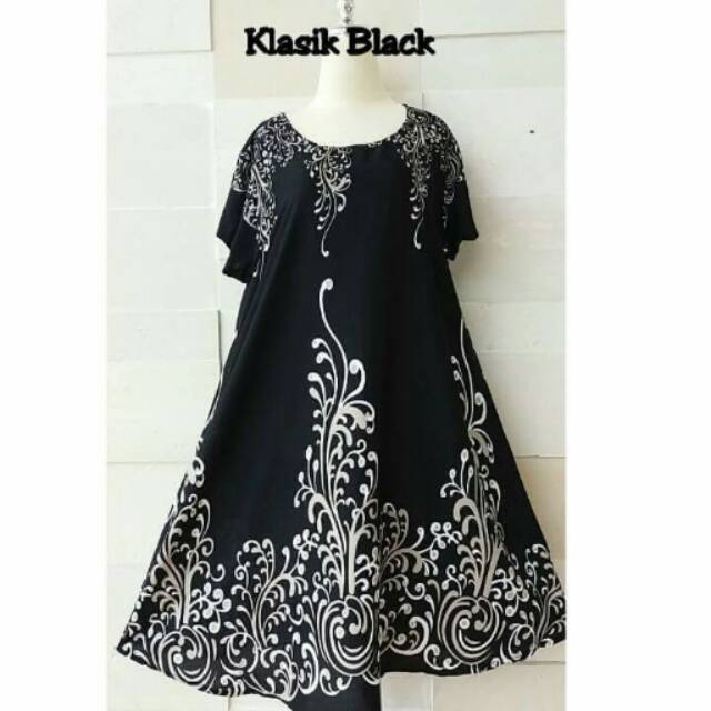 DASTER KATUN JUMBO / BAJU HAMIL JUMBO/ MINI DRESS DASTER MURAH BIG SIZE