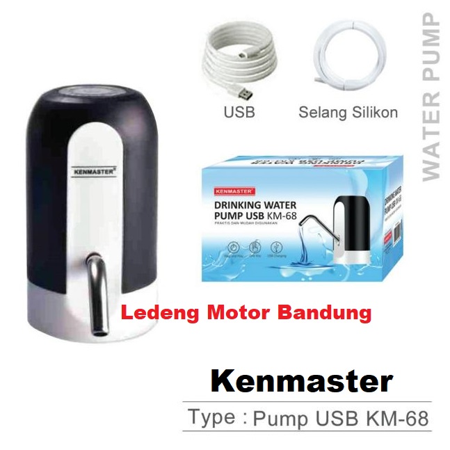 Pompa Galon Elektrik Mini Dispenser Electric Otomatis Sedot Air Minum Kenmaster