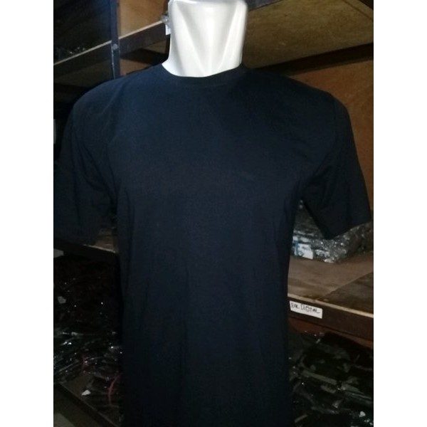 Jual Kaos Oblong Polos Warna Hitam l Baju Polos Limited