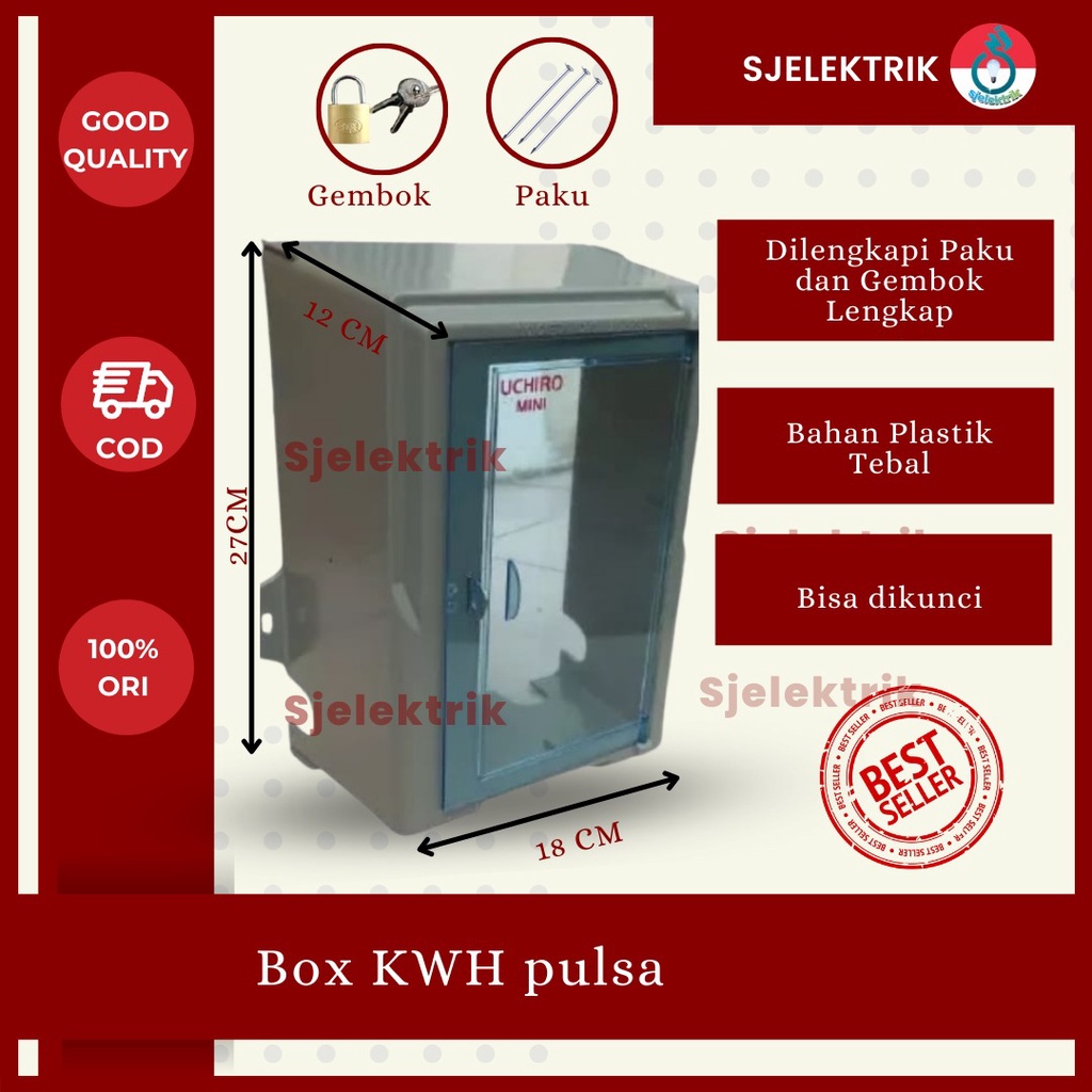 Bok Kwh Meteran Listrik token model baru Box Kwh meter listrik