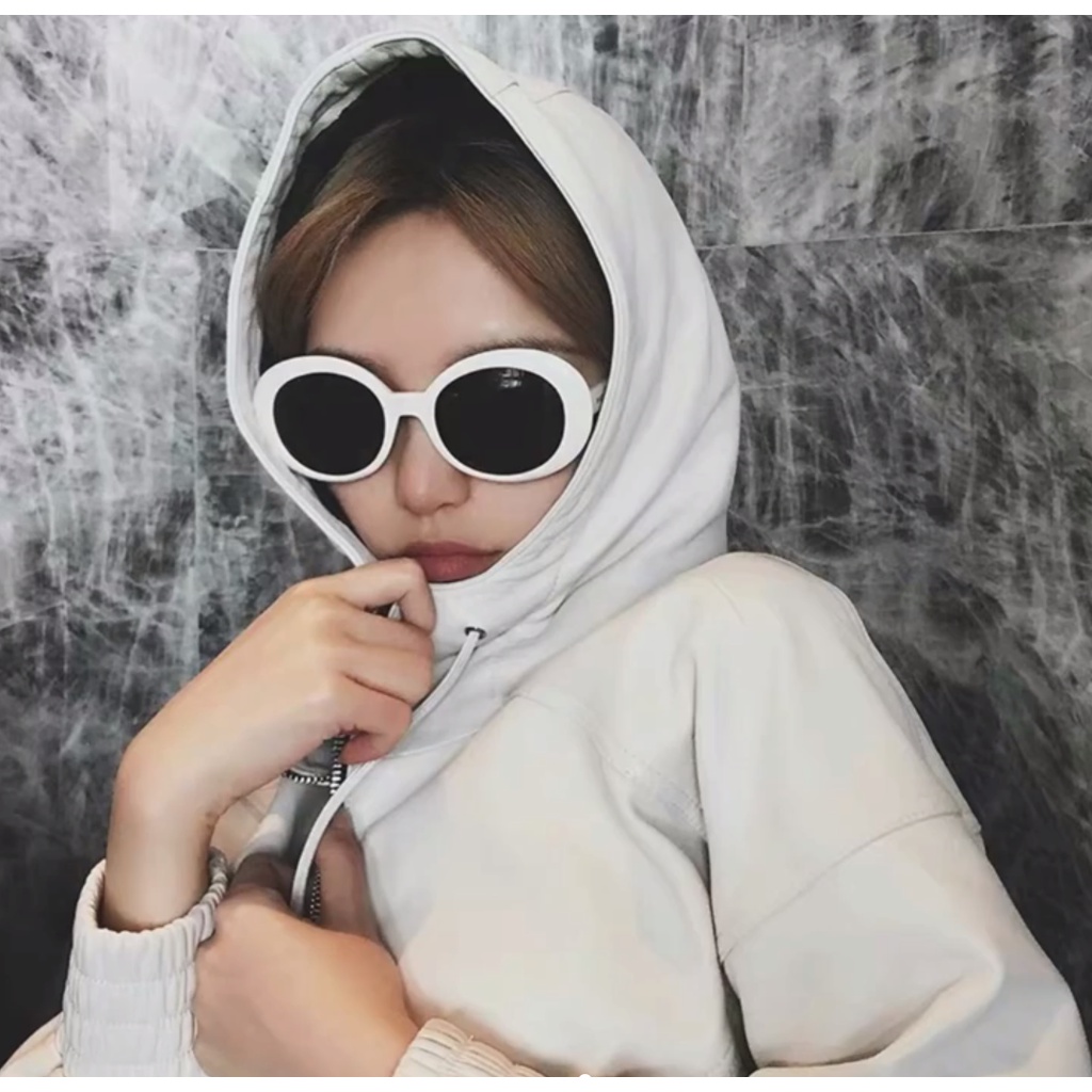 Kacamata Hitam Cewek Murah Korea Fashion Kacamata Hitam Retro Gaya  Anti Radiasi UV Wanita Sunglasses