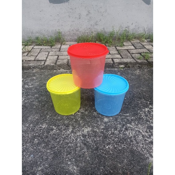 Toples Kerupuk 3 Liter Twinpan WARNA WARNI