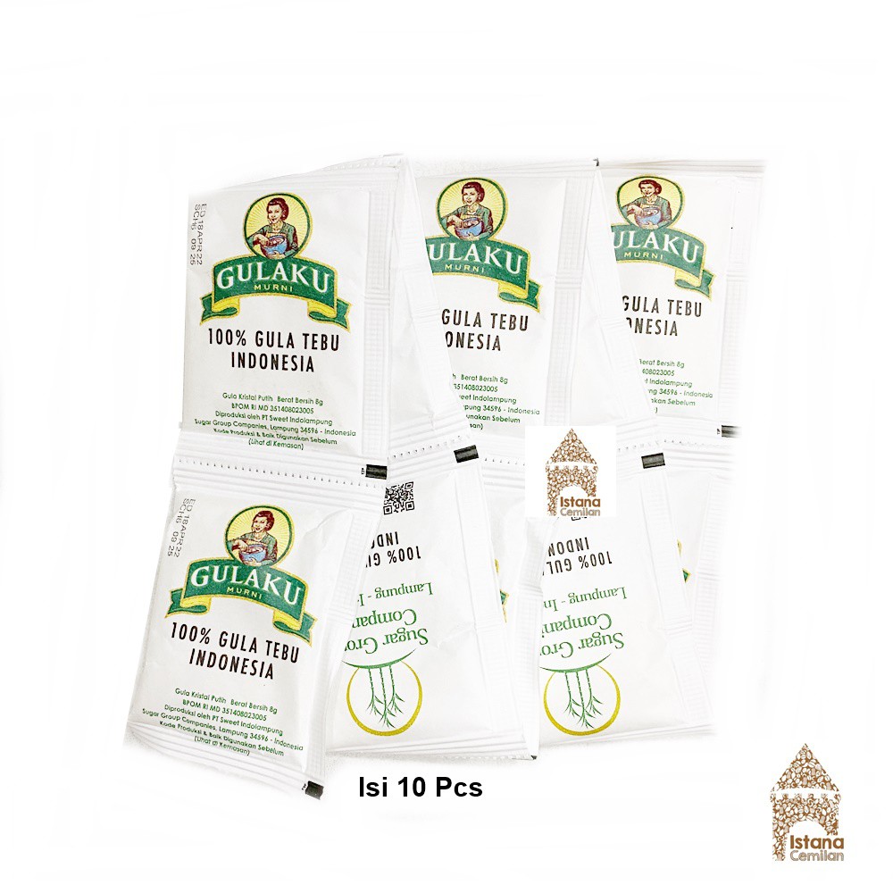 

Gulaku 100% Gula Tebu Sachet (isi 10 pcs)
