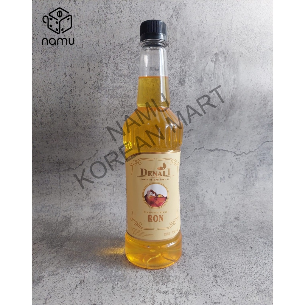 Jual Denali Syrup Ron Rum Flavor Syrup Rasa Ron Rum 750ml