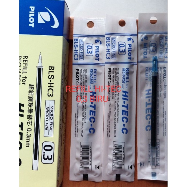 Refill Pulpen Pilot HI-TEC 0.3/0.4/0.5/0.25.Isi PULPEN HI-TEC (1pcs)