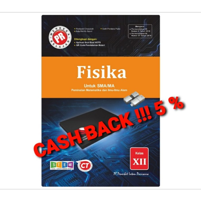 SALE Buku pr fisika kelas 12 sma intan pariwara tahun 2020/2021