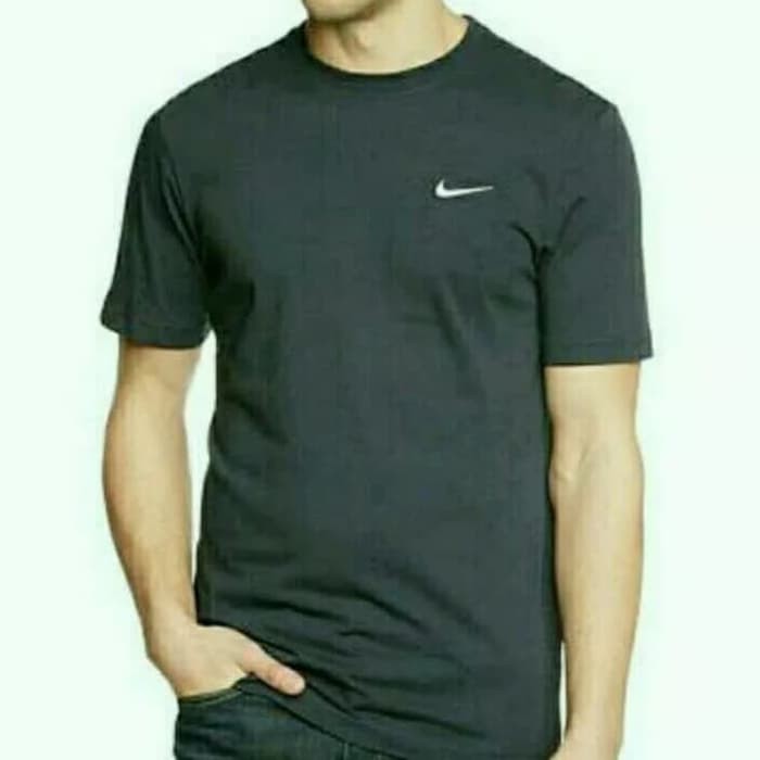 kaos tshirt pria Bigsize 3xl 4xl Nike abu - Abu-abu Muda