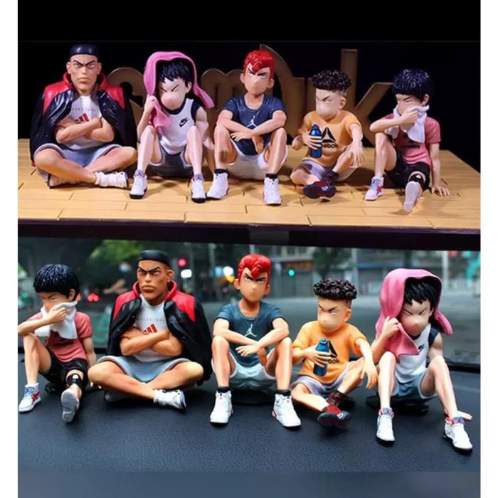 Action Figure Shohoku Hanamichi Sakuragi Rukawa Mitsui Akagi Slam Dunk