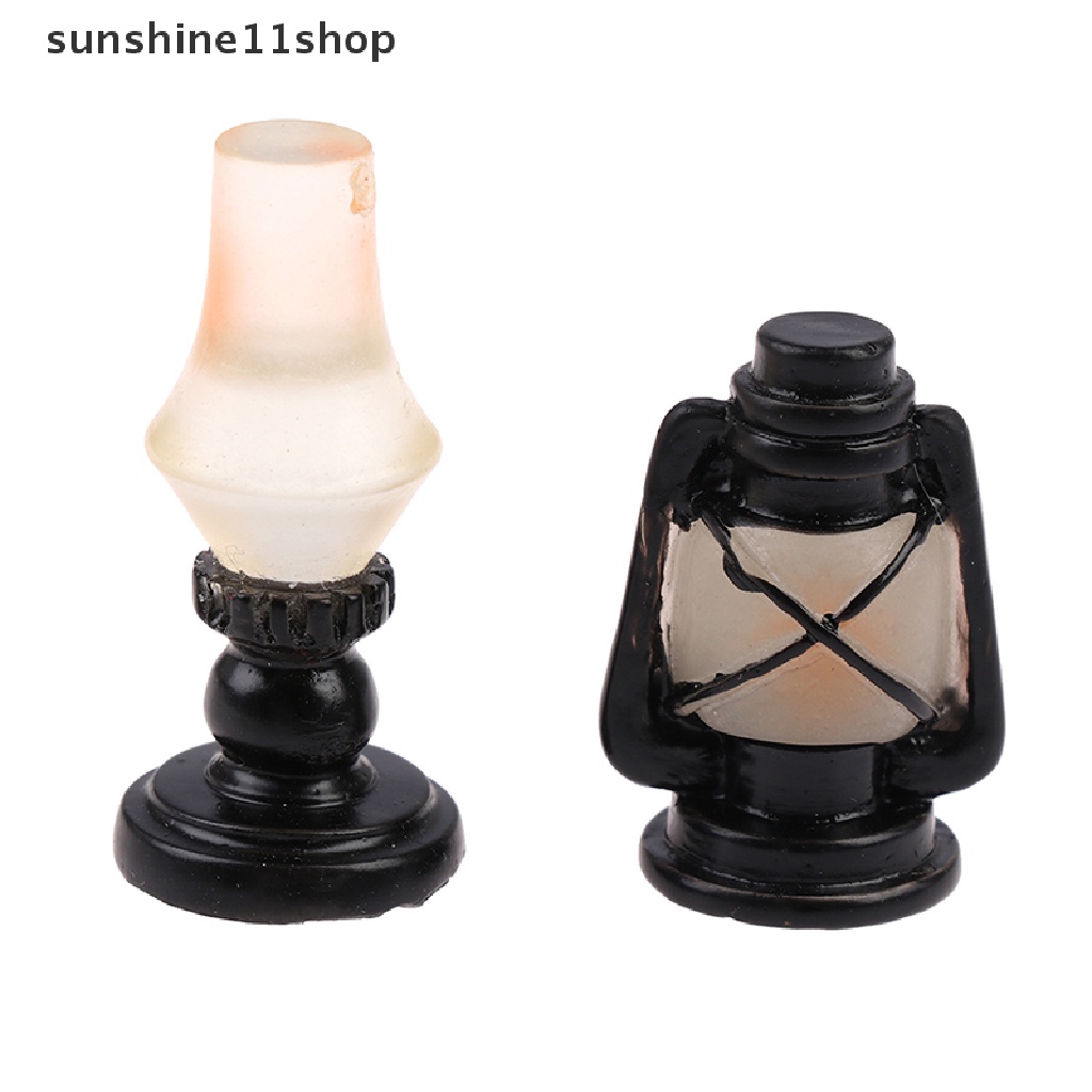 (SHO) Miniatur Lampu Minyak Skala 1: 12 Untuk Dekorasi Rumah Boneka