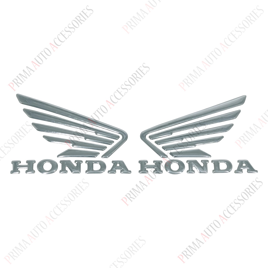 Stiker Timbul Logo Sayap Motor Honda (Wings) Kecil