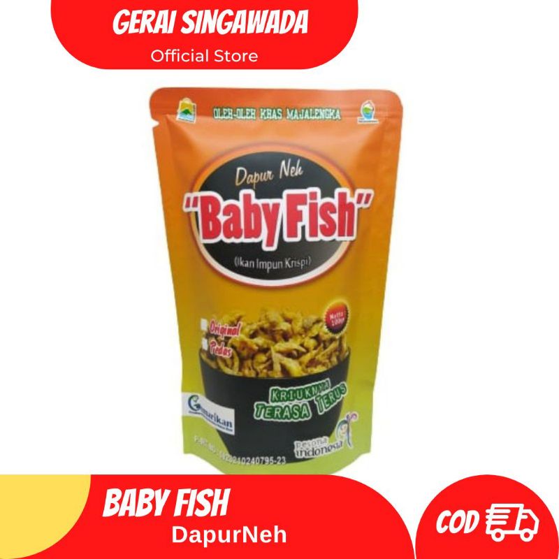 

Snack Baby Fish Cemilan Olahan Ikan