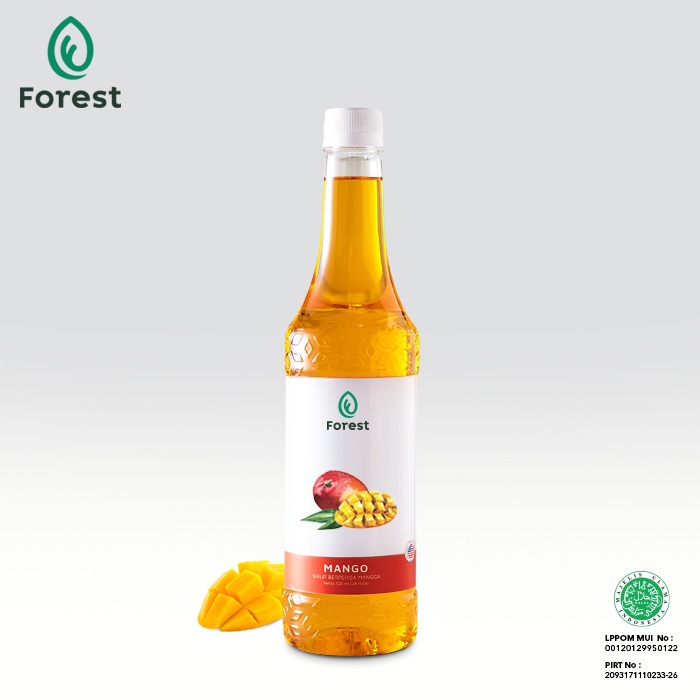 FOREST SYRUP MANGO - Sirup Rasa Mangga - 720 ml