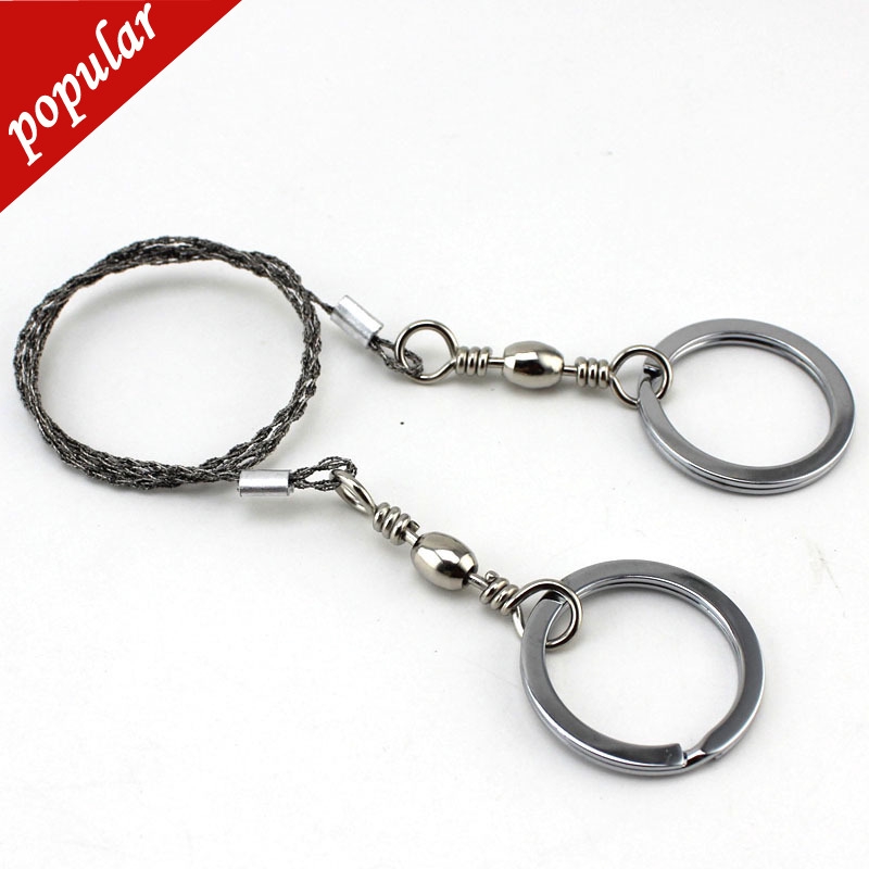 Line Saw Outdoors Life-saving Rope Saw Steel Ring Handle Existence Equipment