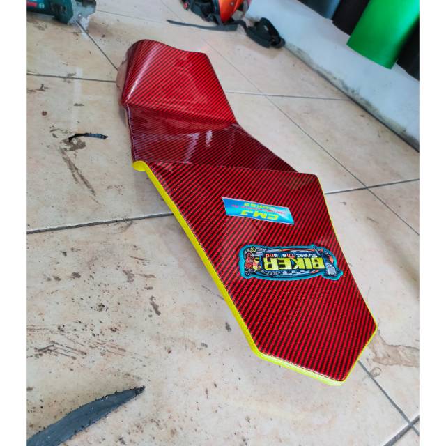 Jok motor vixion new nvl nva modifikasi karbon