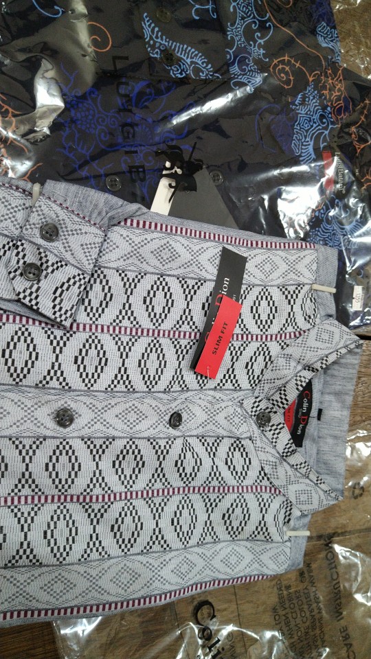 Kemeja Batik Slimfit Asli Kattun Premium Colin Dion