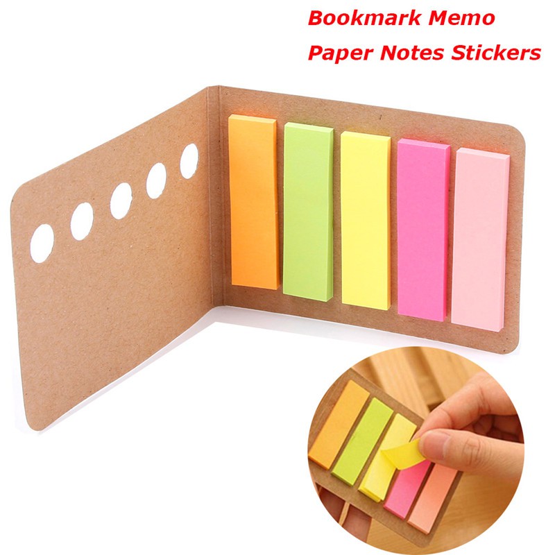 

INDORETAIL | 2 Pcs/Set Permen Warna 100 Halaman Buku Mark Memo Pad Kertas Catatan Tempel