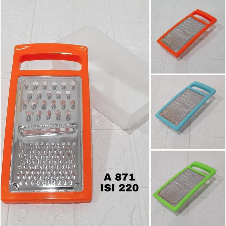 Parutan dengan Wadah 3 In 1 Bahan Plastik/PARUTAN PEELER