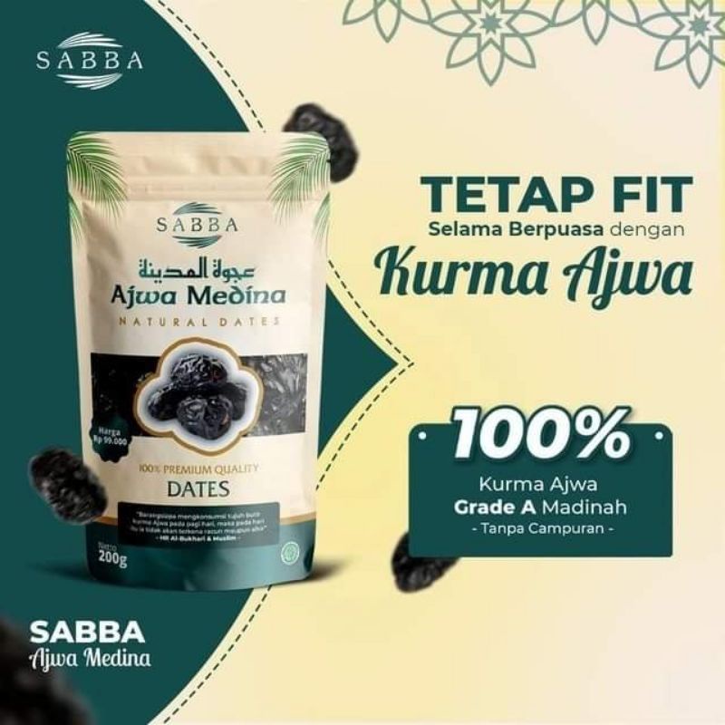 

KURMA SABBA KURMA AJWA PREMIUM KURMA ASLI MADINA [BISA COD]