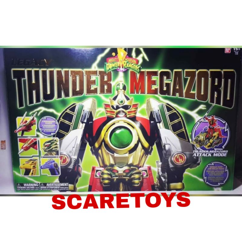DX Mighty Morphin Power Rangers Legacy Thunder Megazord Dairenoh Dairanger