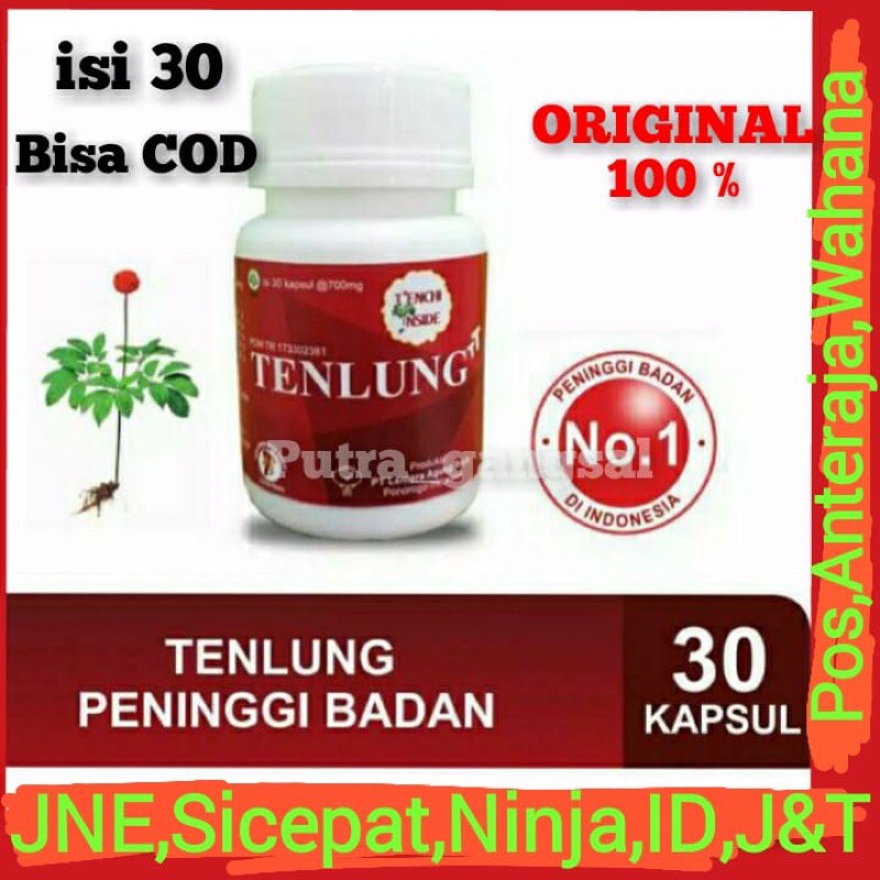 Tenlung Peninggi Badan 30 Kapsul Original BPOM Aman