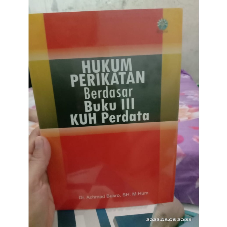 HUKUM PERIKATAN BERDASARKAN BUKU III KUH PERDATA ORIGINAL