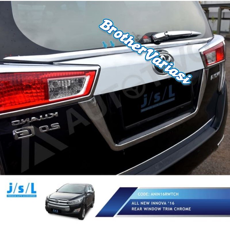 Lis Kaca Belakang Innova Reborn Lis Belakang Krom