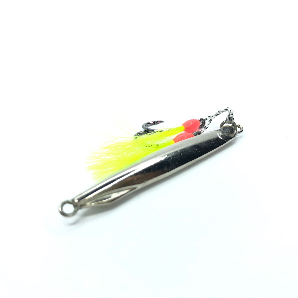 Micro Jig Chrome Series + Assist Double Hook GID ukuran #10