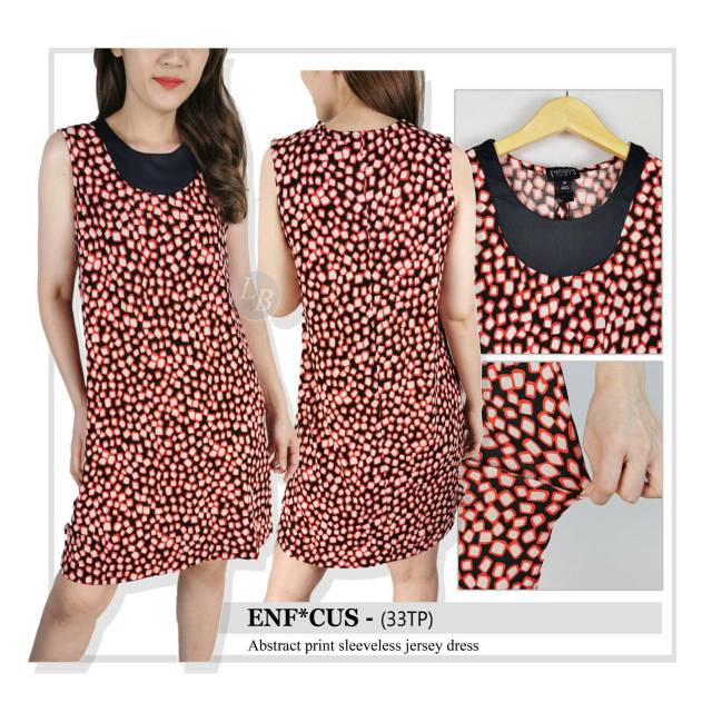 Enfocus abstract jersey dress