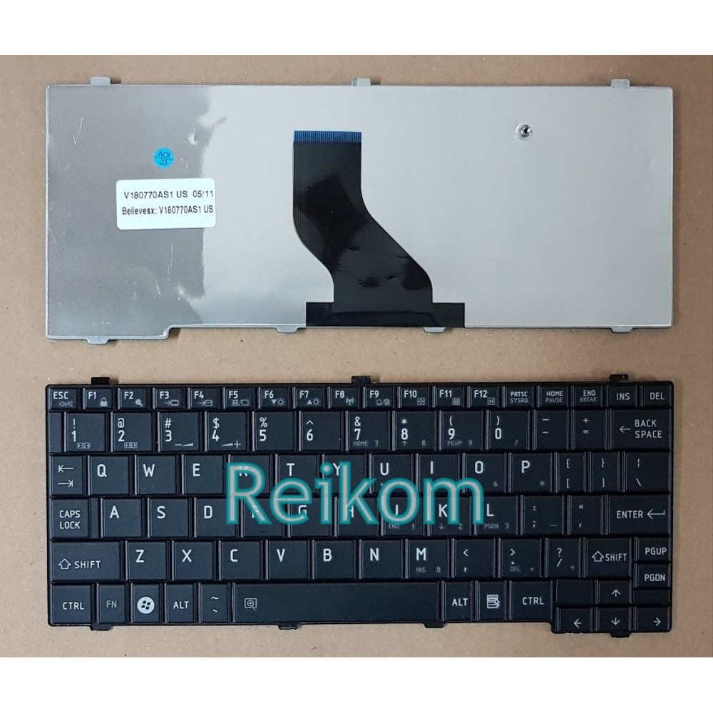 Keyboard Laptop / Notebook Toshiba Mini NB200, NB201, NB205, NB500, NB510, NB520, Portege T110,