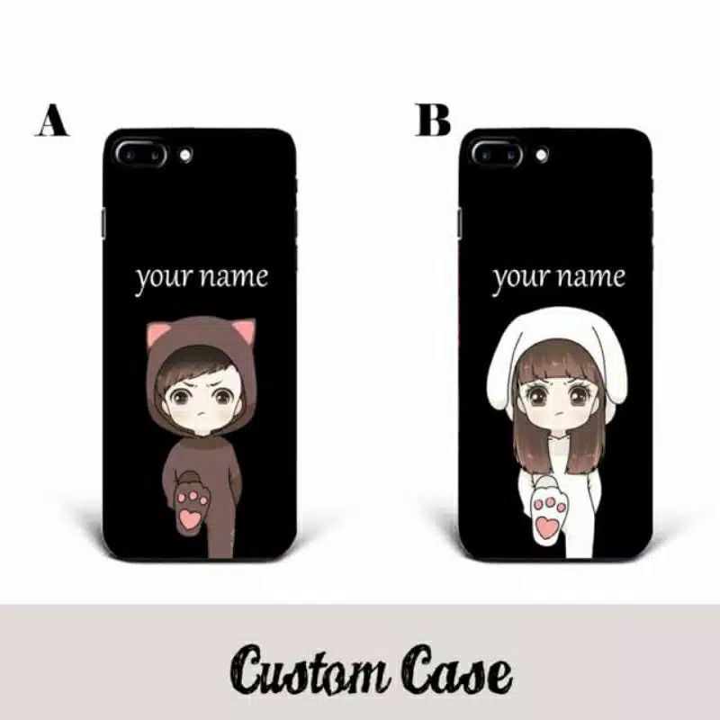 Costum Case Couple bisa Request Nama For ALL TYPE HP