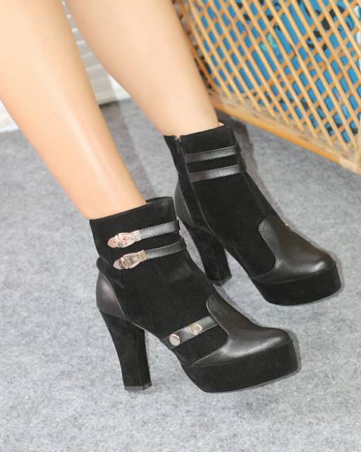 Sepatu boots wanita sbr 1203