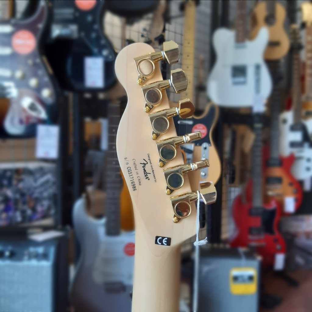 Squier John 5 Signature Telecaster Electric Guitar Frost Gold Shopee Indonesia