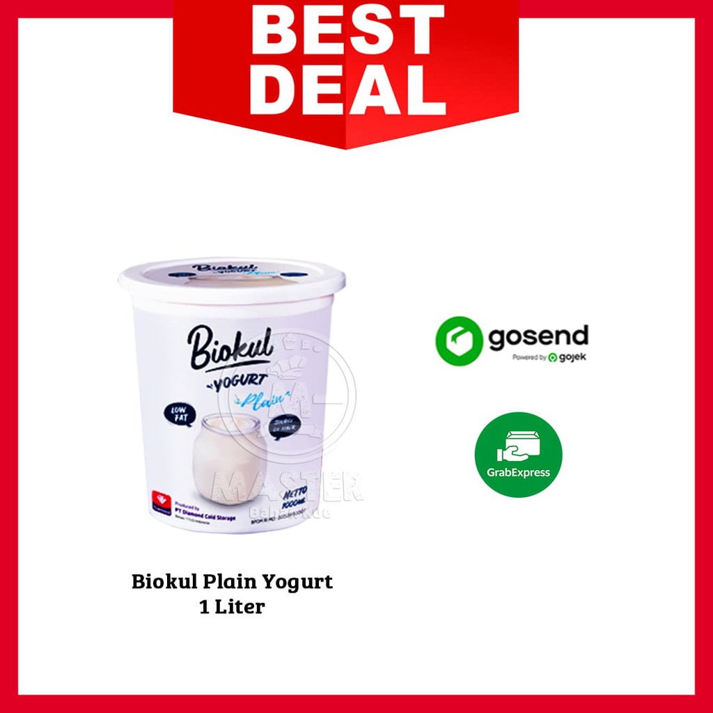 

Biokul Yogurt Plain Rendah Lemak 1 LITER [KHUSUS GOSEND]