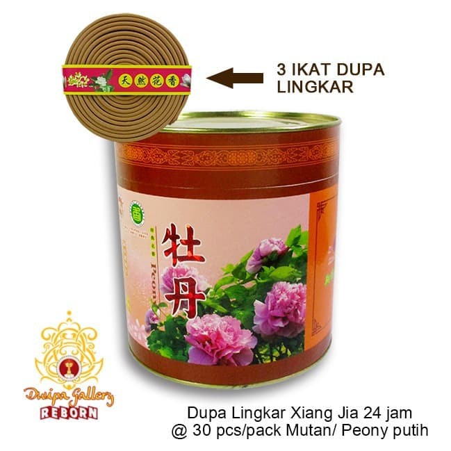 Dupa/Hio Lingkar Wangi Harum Xiang Jia 24 jam @30 pcs/pack Mutan