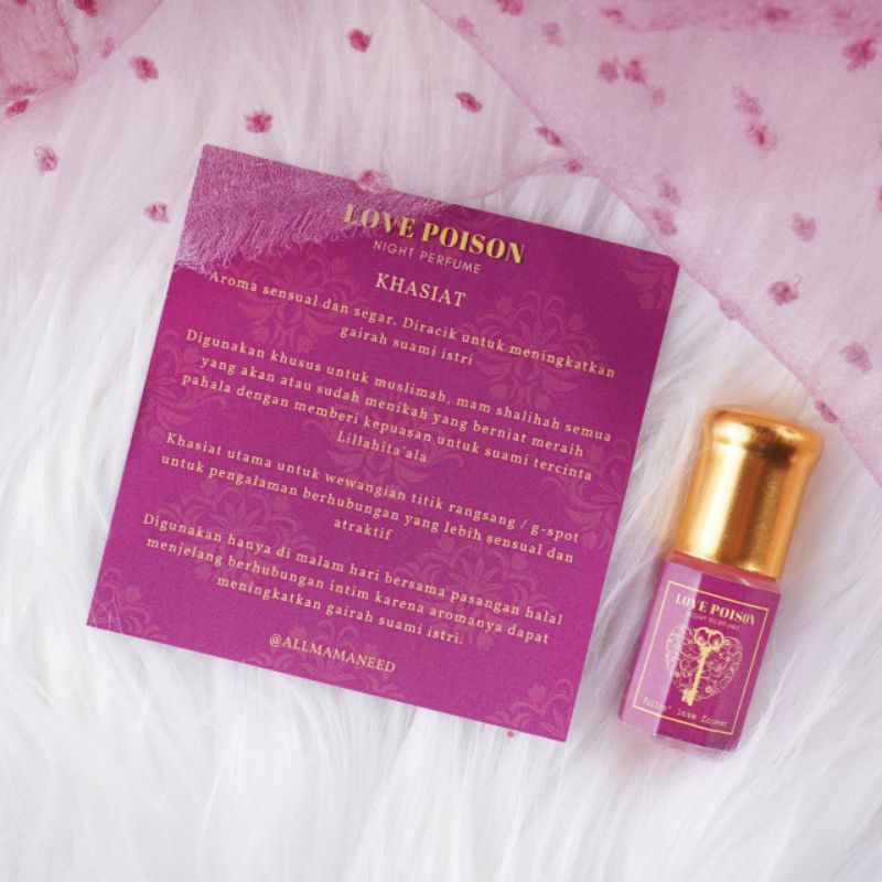 MISS V WANGI BETAH BERGAIRAH SEPANJANG MALAM Love poison allmamaneed