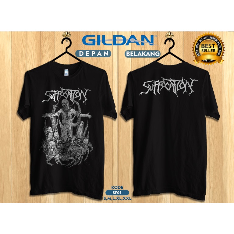 Kaos suffocation band original gildan sf01