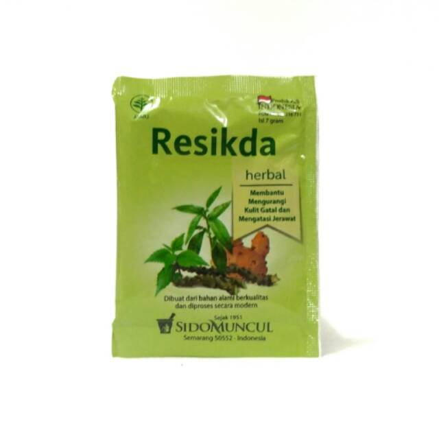 RESIKDA SERBUK SIDOMUNCUL. JAMU GATAL & JERAWAT