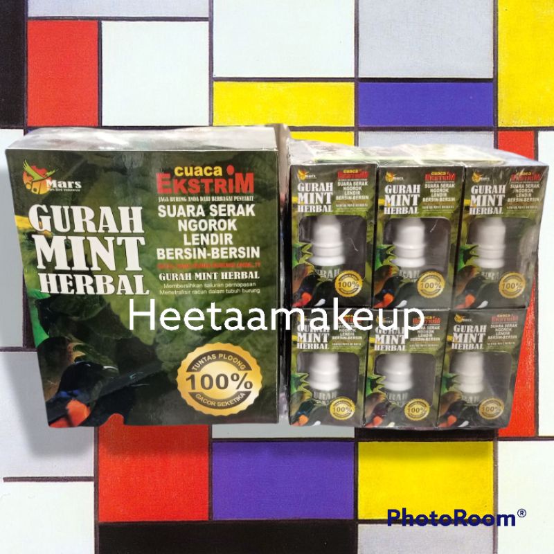 gurah mint herbal mars untuk burung