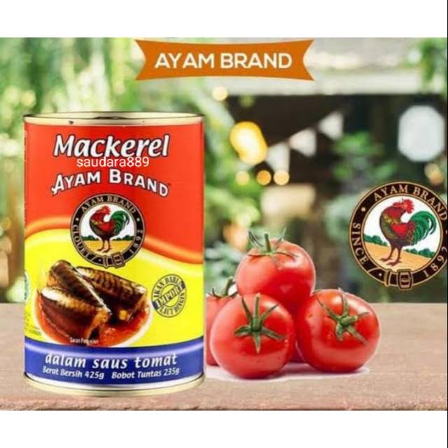

Ayam brand Mackerel, 425 gram