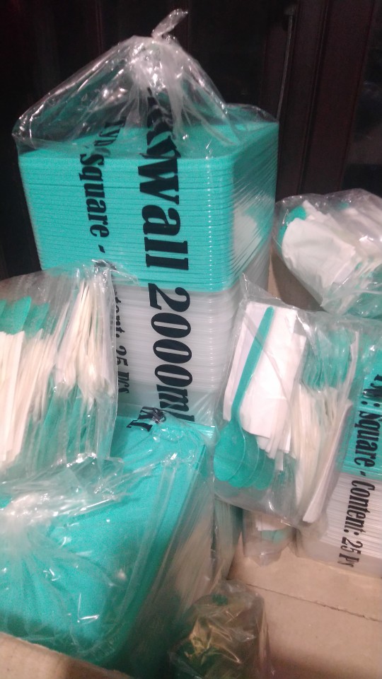 Thinwall 2000 Ml + Tutup Warna Biru Tosca Merek Fim Harga 1 Roll Isi 25 Pcs