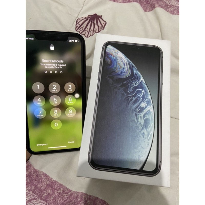 CR 100% ORIGINAL MURAHHH IPHONE xr 64GB || full set bisa tanya2 dulu VIRAL MURAHH XR HITAM(black)