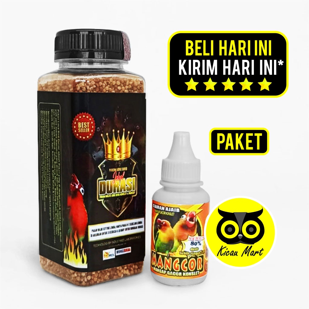 PAKET MANGCOR MANGAP GACOR JEBOL DURASI LOVEBIRD PAKAN VITAMIN PENGGACOR BURUNG PKNDURASI1 VMNCOR