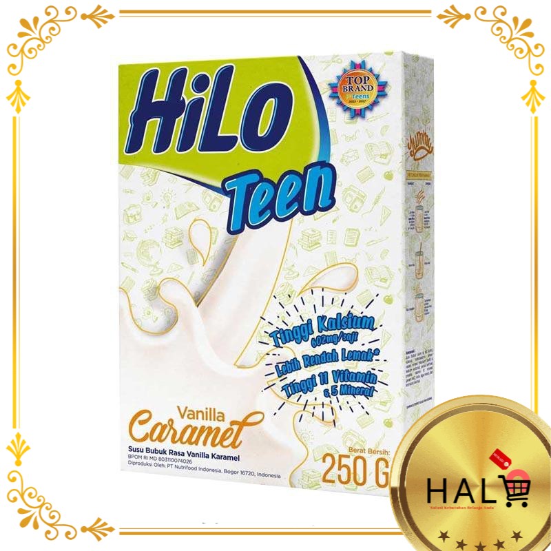 

HI LO TEEN VANILLA 250GR 12